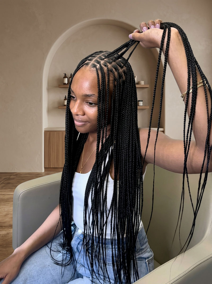 Box Braids by Braided Crown Clinic